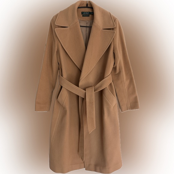 Ralph Lauren Jackets & Blazers - Ralph Lauren Tan Belted Coat